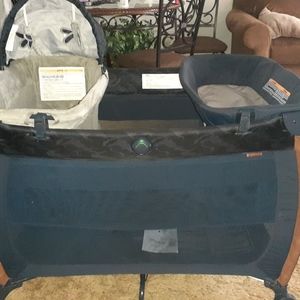 a babybed 3 in 1 and a bluetooth bk up camera.